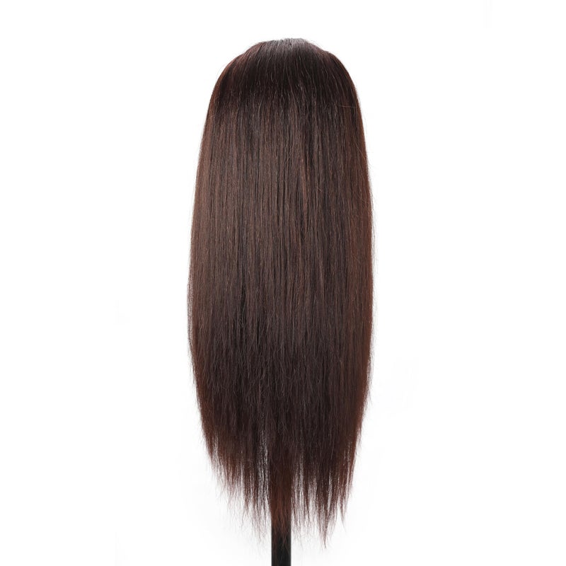 Stancia Manequin Head for Cosmentogoly Training Head and Stlyist Suppliew, Mannequin Head with 80% Human Hair, Doll Head for Hair Styling, Braiding, Practice - Image 3